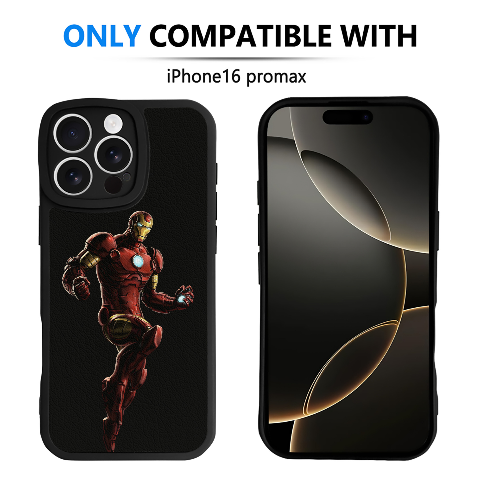 （画像用） アベンジャーズ The Avengers 【iPhone 16シリーズ対応】シリコンスマホケース（レザー調） 材質：シリコン